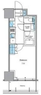 ルフォンプログレ渋谷ヒルトップ【15階】の間取り
