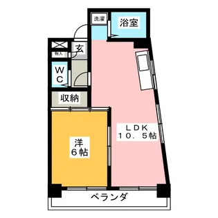 サンドミール【2階】の間取り