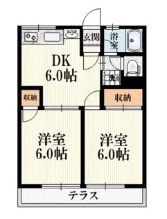 シティハイム サンクリア【1階】の間取り