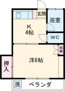 芳光ハイツ【2階】の間取り