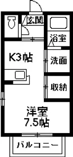 ピパ・トールD【2階】の間取り