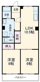 セブンヒルズ【2階】の間取り
