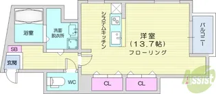 Tasso長町南【2階】の間取り