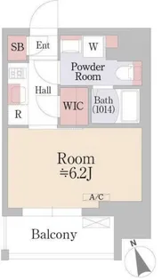 イプセ品川戸越【5階】の間取り