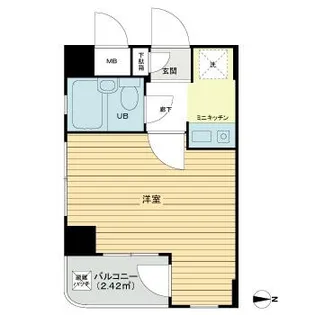 ライオンズマンション武蔵新城駅前【2階】の間取り