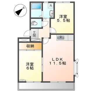 プロヴァンスB【1階】の間取り