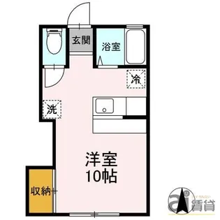東京都小金井市前原町3【アパート】の間取り