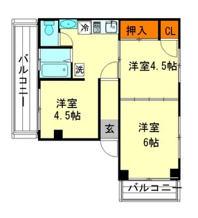 金城ビル【4階】の間取り