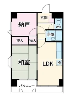 セザール大通り公園【3階】の間取り