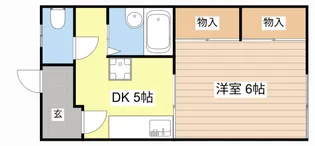 サンクリエート西村【1階】の間取り