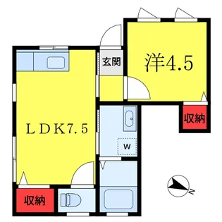 ロハスレジデンス【3階】の間取り
