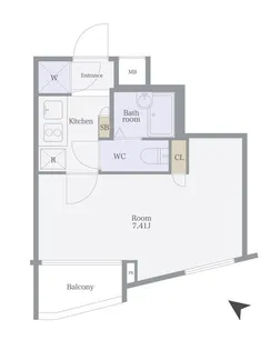 ビバリーホームズ久が原II【1階】の間取り