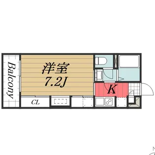 千葉県千葉市中央区新千葉2【マンション】の間取り