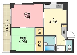 もとまる1号館【3階】の間取り