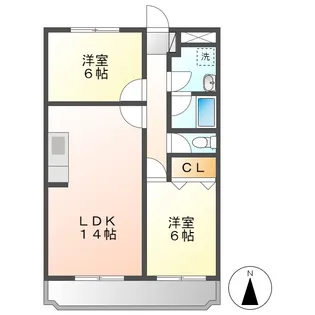 メゾンアメニティ【1階】の間取り