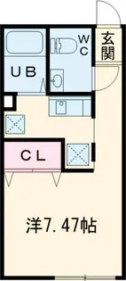 ZESTY神楽坂I【4階】の間取り