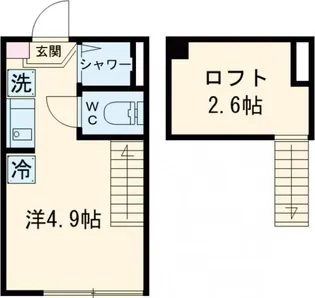 エスペランサ 平井【1階】の間取り