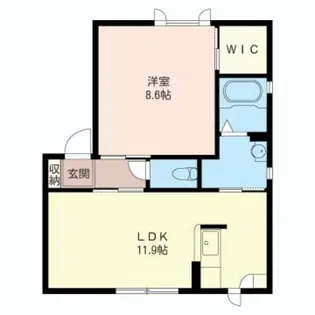 ソフィア湘南A【1階】の間取り