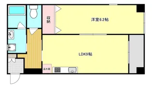 ウエストコート【1階】の間取り