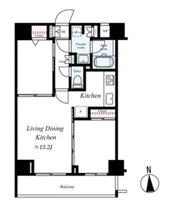 MAXIV西日暮里アレグリアコート【3階】の間取り