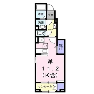 東京都国立市北3【アパート】の間取り