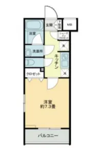 patio阿佐ヶ谷【2階】の間取り