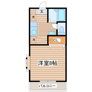サンシャイン小松島【1階】の間取り