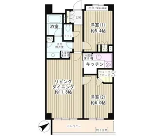 ピュアステージ千歳船橋【3階】の間取り