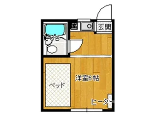 きゃんぱす【1階】の間取り