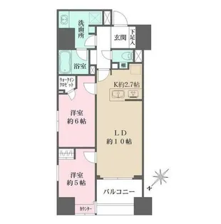 ALTERNA日本橋【11階】の間取り