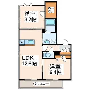 パストラルヴィラ【2階】の間取り