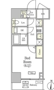 セトルコート品川戸越【7階】の間取り