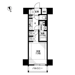 東京都台東区西浅草3【マンション】の間取り