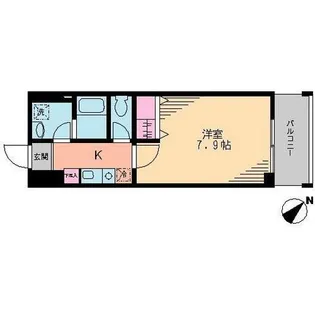 シャルテ堀切【3階】の間取り