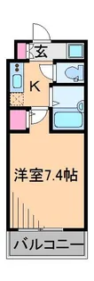 神奈川県横浜市港北区綱島西1【マンション】の間取り