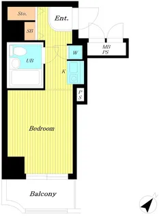 ライオンズマンション横浜大通り公園第3【2階】の間取り