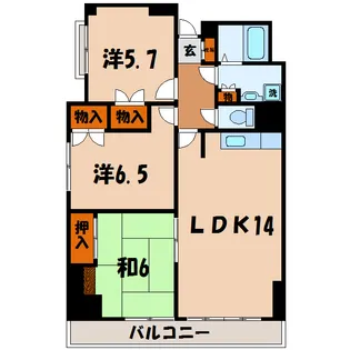 南町ガーデンヒルズ【4階】の間取り