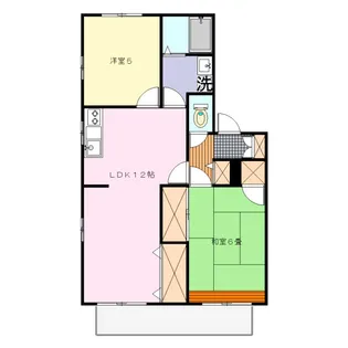 エコトピア壱番館【2階】の間取り