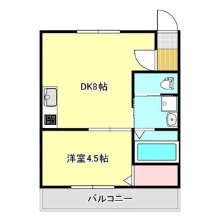 ピース エルヴィータA棟【3階】の間取り
