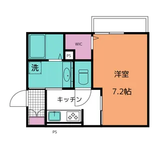 ソレアード篠木II【2階】の間取り