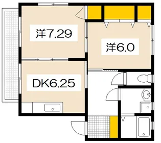 レジオンドヌール南栄【1階】の間取り