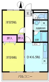 ハニーシャトルK【4階】の間取り