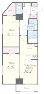 JPT RESIDENSE【7階】の間取り