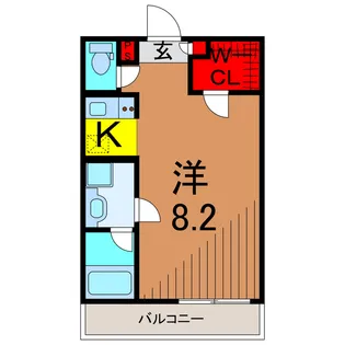 リブリ金町【2階】の間取り