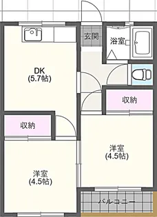 丸栄ビル【3階】の間取り