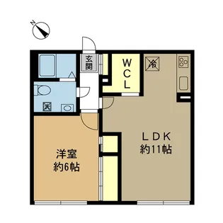 クアトロ【1階】の間取り