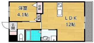 グリシーナ【1階】の間取り