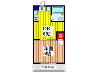 ウィリアムヒルズ新都心【3階】の間取り