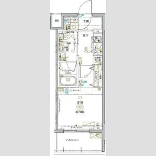 KDXレジデンス池袋ウエスト【7階】の間取り