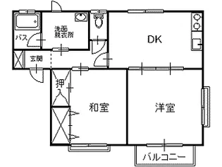 カサセレーナA【2階】の間取り